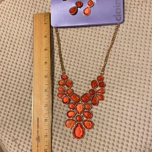 Claire’s costume necklace and earring set.
